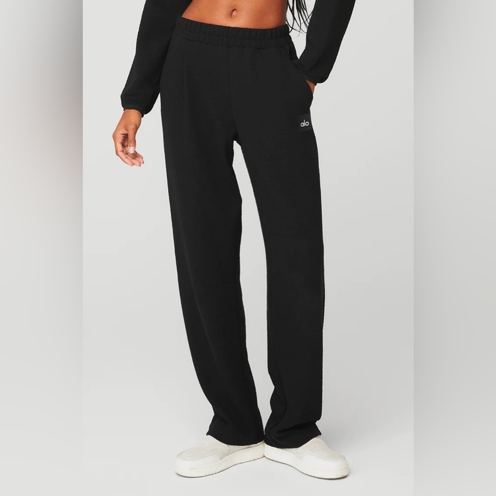 HIGH-WAIST TAILORED SWEATPANT in XXS
